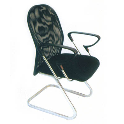 黑网弓职员椅