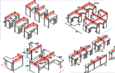 青岛办公家具,青岛家具CAD设计
